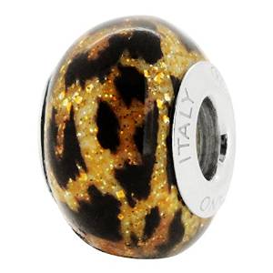 Pandora Leopard Print Murano Charm image