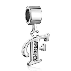 Pandora Letter Initial F Birthstone Charm image