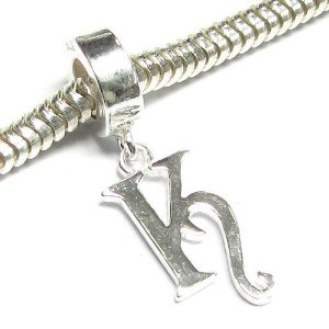 Pandora Letter Initial K Dangle Charm