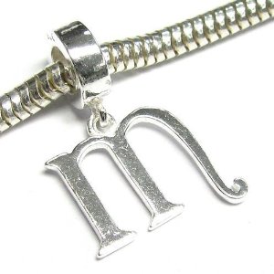 Pandora Letter Initial M Dangle Charm