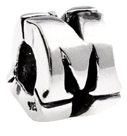 Pandora Letter M 3D Charm