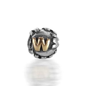 Pandora Letter W Alphabet Charm