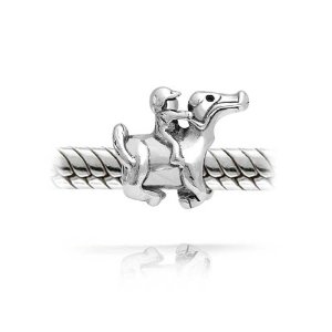 Pandora Little Boy Riding Horse Charm image