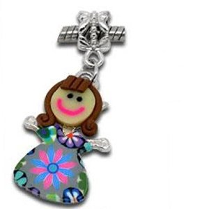 Pandora Little Girl Daughter Pendant Charm image