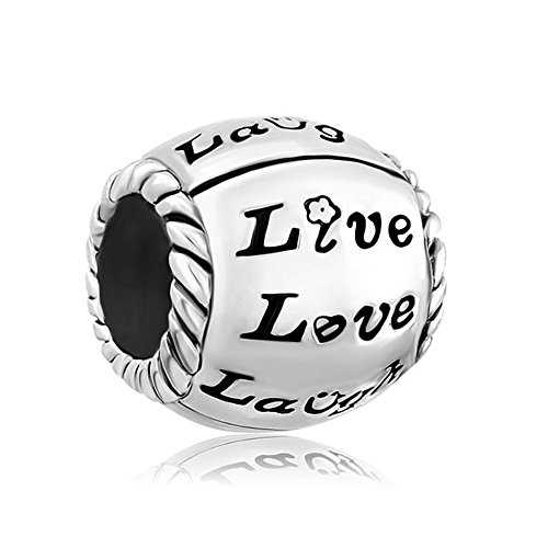 Pandora Live Love Laugh Barrel Stars Charm image