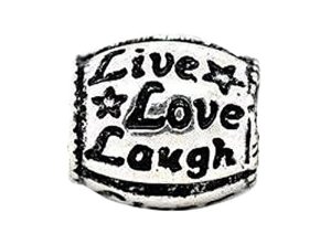 Pandora Live Love Laugh Rounded Charm