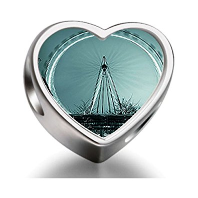 Pandora London Eye A Giant Ferris Wheel Heart Photo Charm image