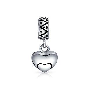 Pandora Love Heart Dangle Charm image