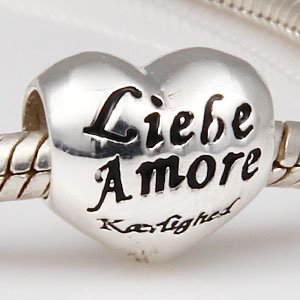 Pandora Love Heart Different Languages Charm