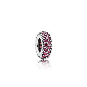 Pandora Love Red Zirconia Charm