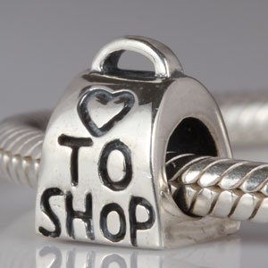 Pandora Love To Shop Shopping Bag Charm image