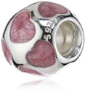 Pandora Love You Pink Enamel Charm