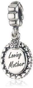 Pandora Loving Mother CZ Silver Dangle Charm