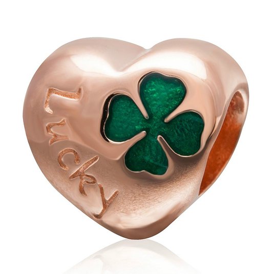 Pandora Lucky Four Leaf Clover Golden Charm image