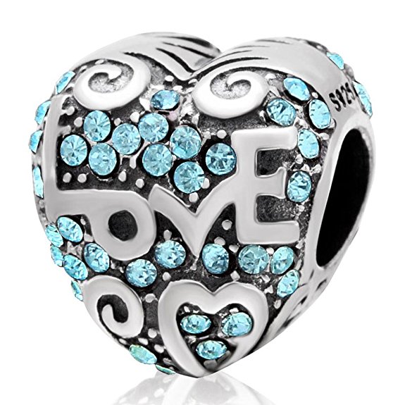 Pandora March Birthstone Pale Blue Charm image