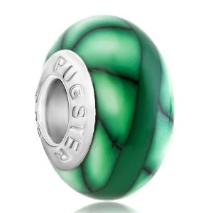 Pandora May Green Murano Glass Charm image