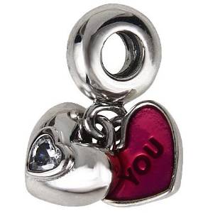 Pandora Me And You Dangle Heart Charm