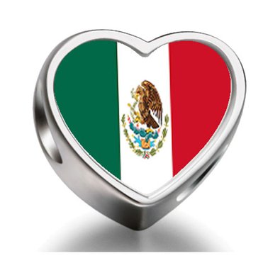 Pandora Mexico Flag Photo Charm