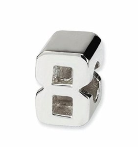 Pandora Mini Number 8 Charm | Best Selling Jewellery Charms in UK