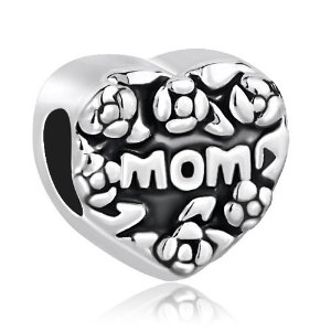 Pandora Mom Heart Family Charm image