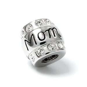 Pandora Mom Mother CZ Crystal Charm