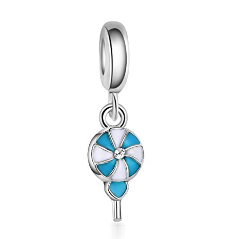 Pandora Mountain Enameled Lollipop Charm