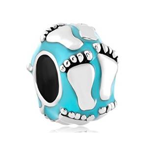 Pandora Multicolor Footprints Charm