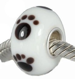 Pandora Murano Glass Brown Paw Charm