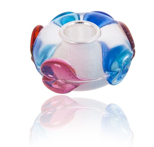 Pandora Murano Glass Coloured Heart Charm image