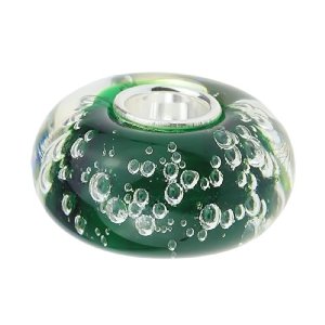 Pandora Murano Glass Green Bubbles Charm