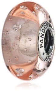 Pandora Murano Glass Pink CZ Charm