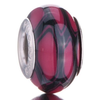 Pandora Murano Glass Red Irregular Shapes Charm