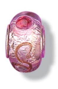 Pandora Murano Glass Shimmery Pink Charm image