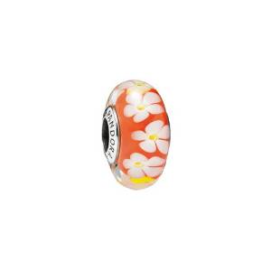 Pandora Murano Glass Tropical Flowers Charm