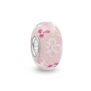 Pandora Murano Light Pink Flower Glass Charm