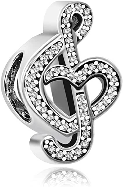 Pandora Music Notes Clip On Charm