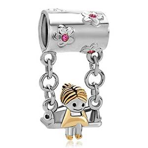 Pandora My Little Girl Dangle Charm image