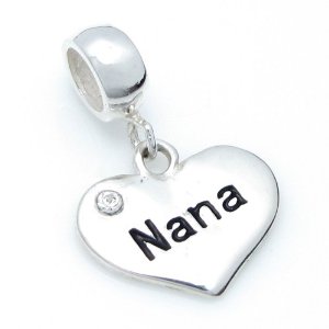 Pandora Nana Heart CZ Charm image