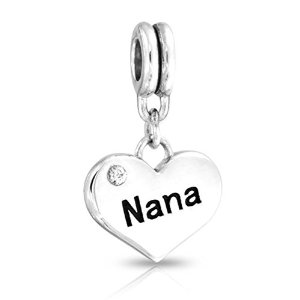 Pandora Nana Heart With Clear Crystal Charm image