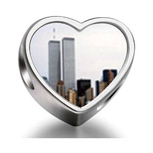 Pandora New York Twin Towers Photo Charm