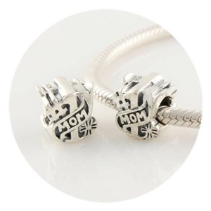 Pandora Number 1 Mom Charm