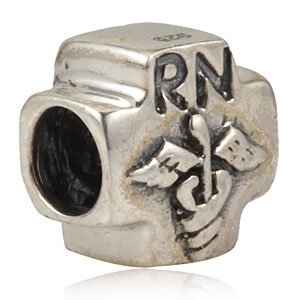 Pandora Nurse RN Symbol Charm