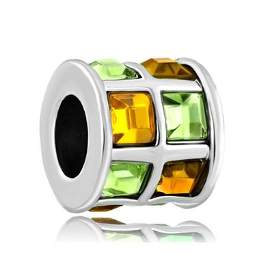 Pandora October Birthstone Drum Crystal Charm image