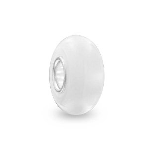 Pandora Opaque White Murano Glass Charm image
