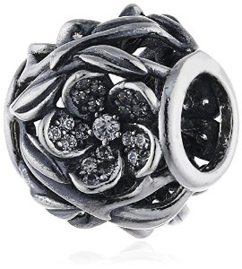 Pandora Openwork Floral Silver Pave CZ Charm image