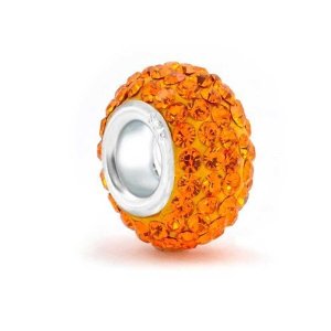 Pandora Orange Swarovski Charm image