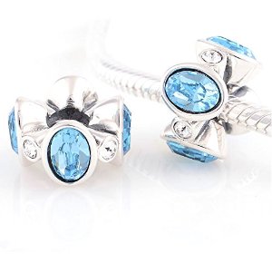 Pandora Oval Lights Aquamarine Charm