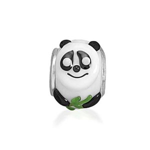 Pandora Panda Bear Glass Animal Charm image