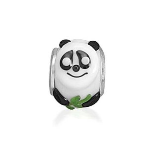 Pandora Panda Bear Glass Animal Charm