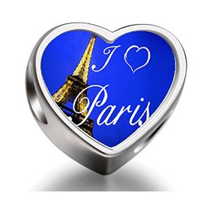 Pandora Paris Eiffel Tower Heart Photo Charm